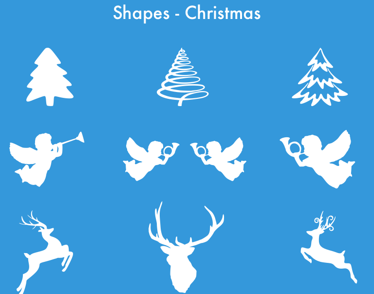 Essential Holiday Shape Kit for Pixelmator